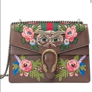 Gucci Dionysus Medium Owl-Embroidered Shoulder Bag
